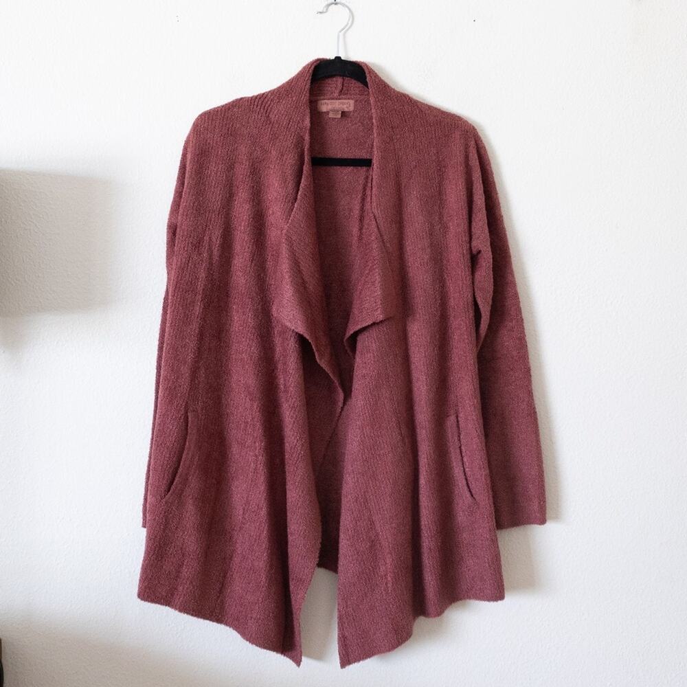Barefoot Dreams CozyChic Drape Wrap Cardigan Petite